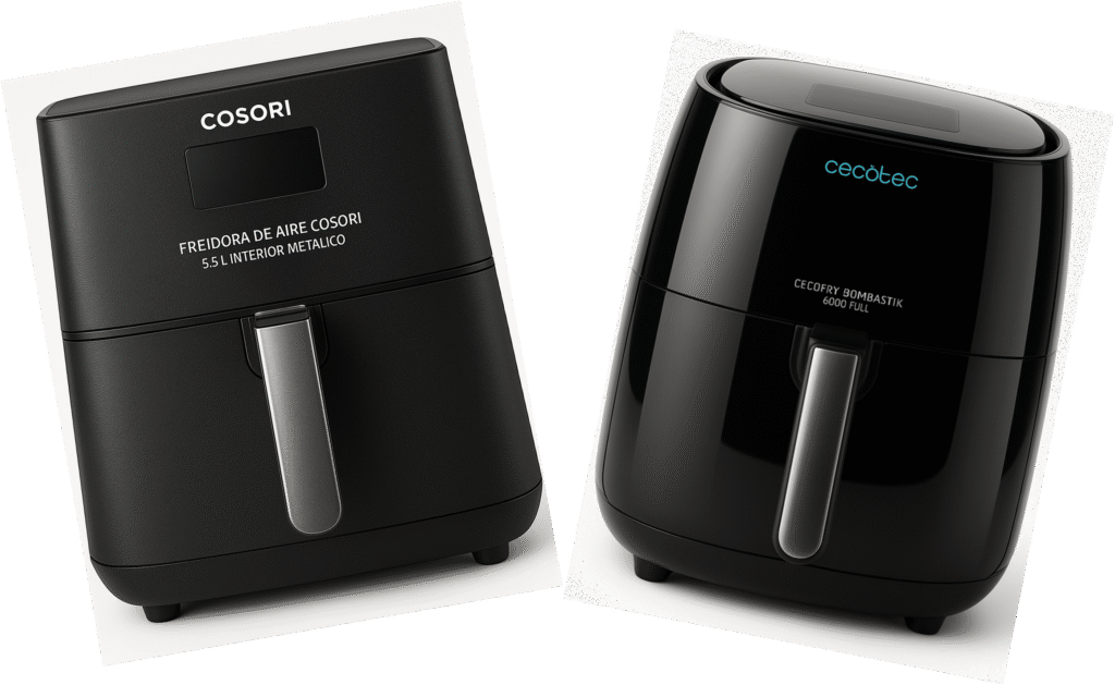 comparativa freidoras de aire Cecotec vs Cosori