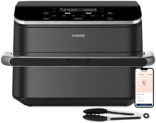 Freidora Cosori Dual Blaze TwinFry 10 L en encimera de cocina