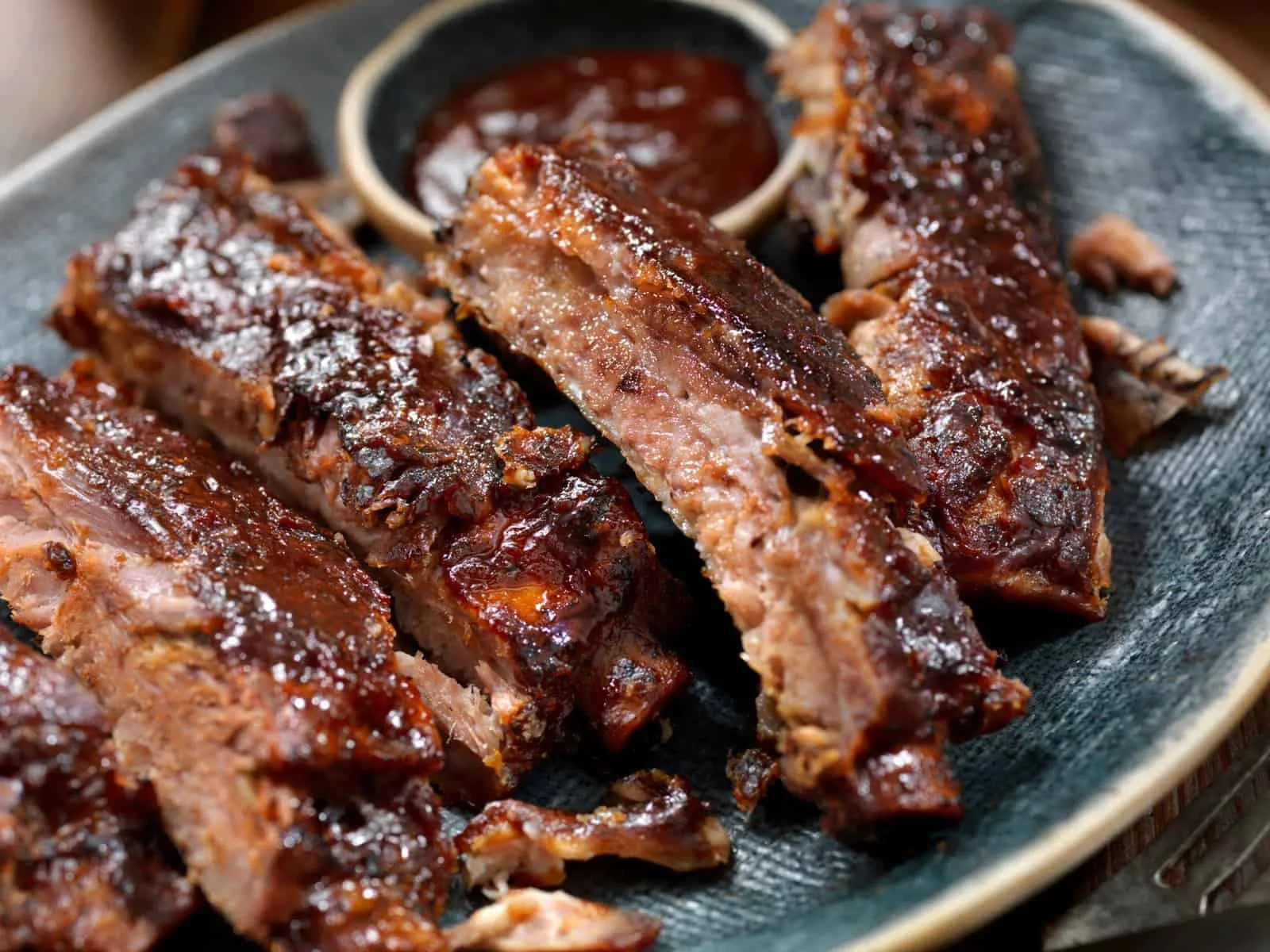 Costillas de cerdo en freidora de aire