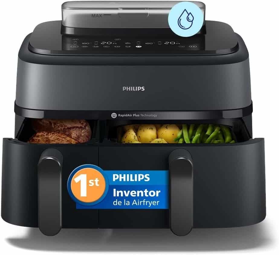 Philips 5000 Airfryer Doble Cesta SteamFry 9L